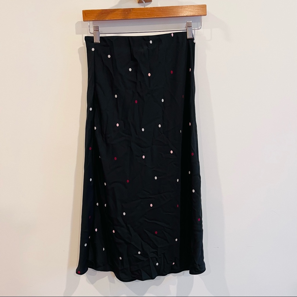 LOFT Midi Skirt With Colorful Polka Dots
